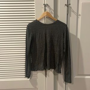 forever 21 workout top with open back- super soft!